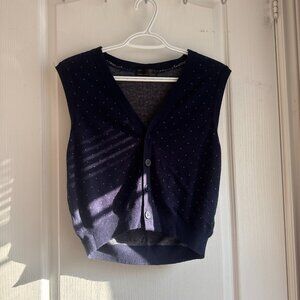 2/$25 - American Apparel Knit Polka Dot Vest